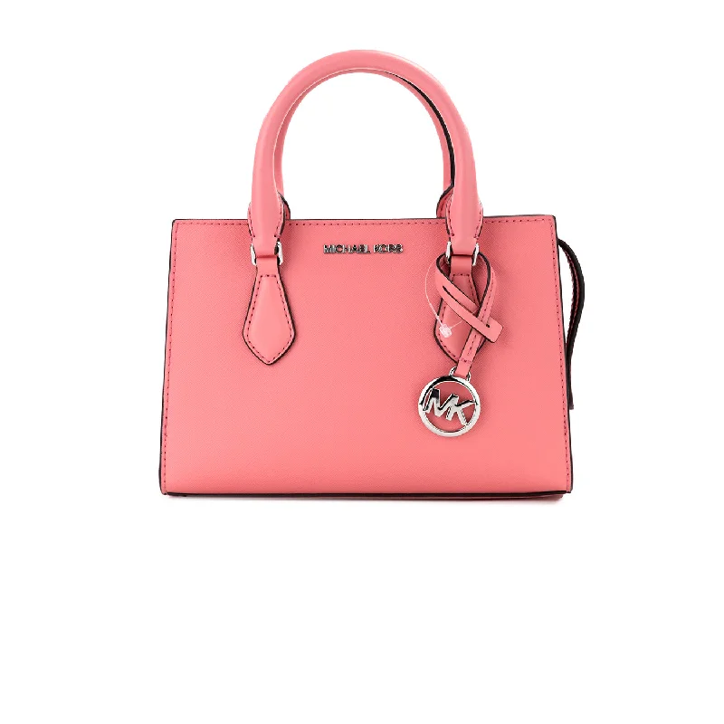Michael Kors Sheila Small Tea Rose Vegan Leather Center Zip Satchel Purse Women's Bag Statement Bags, Shop Today Michael Kors Sheila Small Tea Rose Vegan Leather Center Zip Satchel Purse Women's Bag Statement Bags, Shop Today
