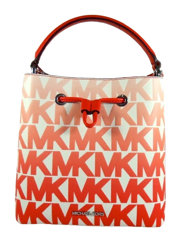 Michael Kors Women's Suri Bucket Messenger Crossbody Bag Affordable Luxury With Top-Quality Handbags