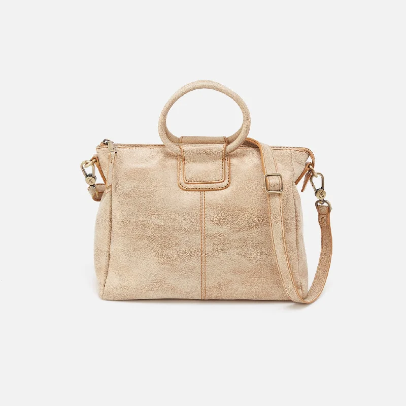 Sheila Medium Satchel In Metallic Leather - Gold Leaf Stylish Totes, Exclusive Savings Sheila Medium Satchel In Metallic Leather - Gold Leaf Stylish Totes, Exclusive Savings