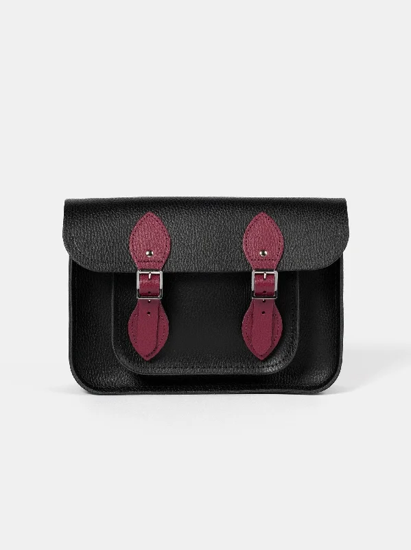 The 11 Inch Satchel - Black & Red Velvet Celtic Grain The Bag Sale You've Been Waiting For Is Here The 11 Inch Satchel - Black & Red Velvet Celtic Grain The Bag Sale You've Been Waiting For Is Here