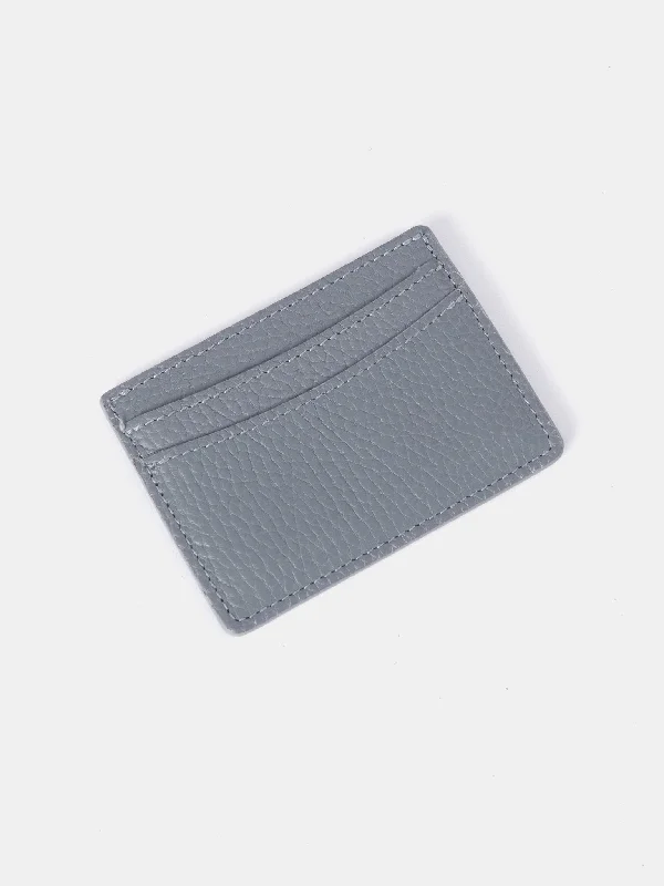The Card Case - French Grey Calf Grain Premium Bags At Special Prices