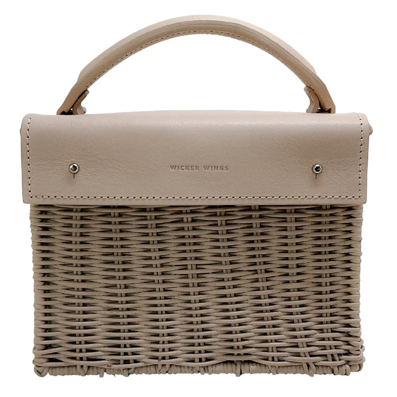 Wicker Wings Natural Camel Wicker Satchel Shop Stylish Bags At Unbeatable Prices