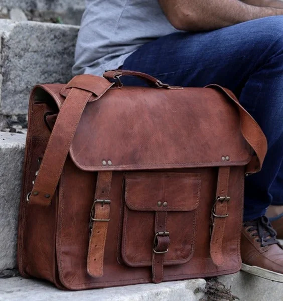 Vintage Brown Leather Bag Best Bag Sale Of The Season