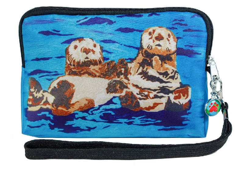 Sea Otter Signature Wristlet- Best Friends Statement Handbags At Unbeatable Discounts Sea Otter Signature Wristlet- Best Friends Statement Handbags At Unbeatable Discounts