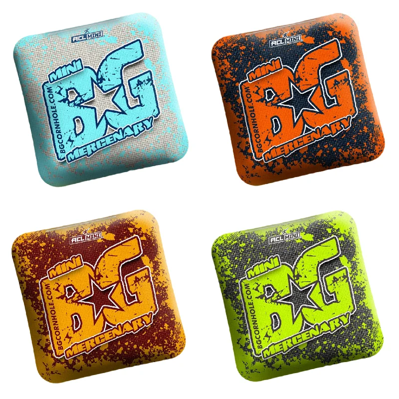 2025 BG Mercenary 4" Mini Cornhole Bags - “STANDARD” - Set of 4 Bags Designer-Inspired Bags, Best Prices