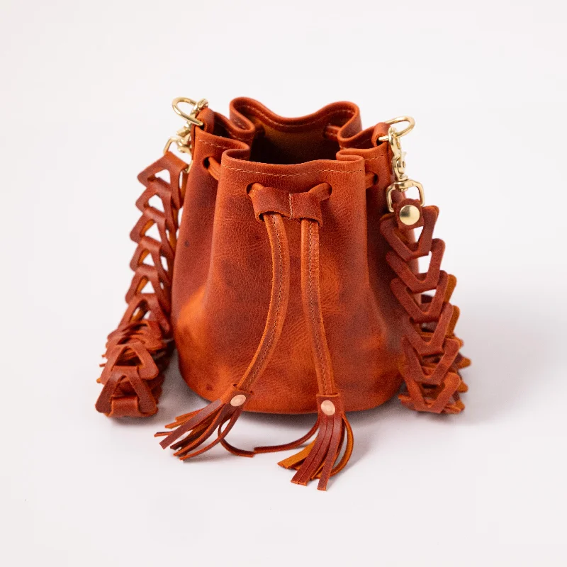 Brick Kodiak Mini Bucket Bag Statement Bags At Unbelievable Discounts – Shop Today