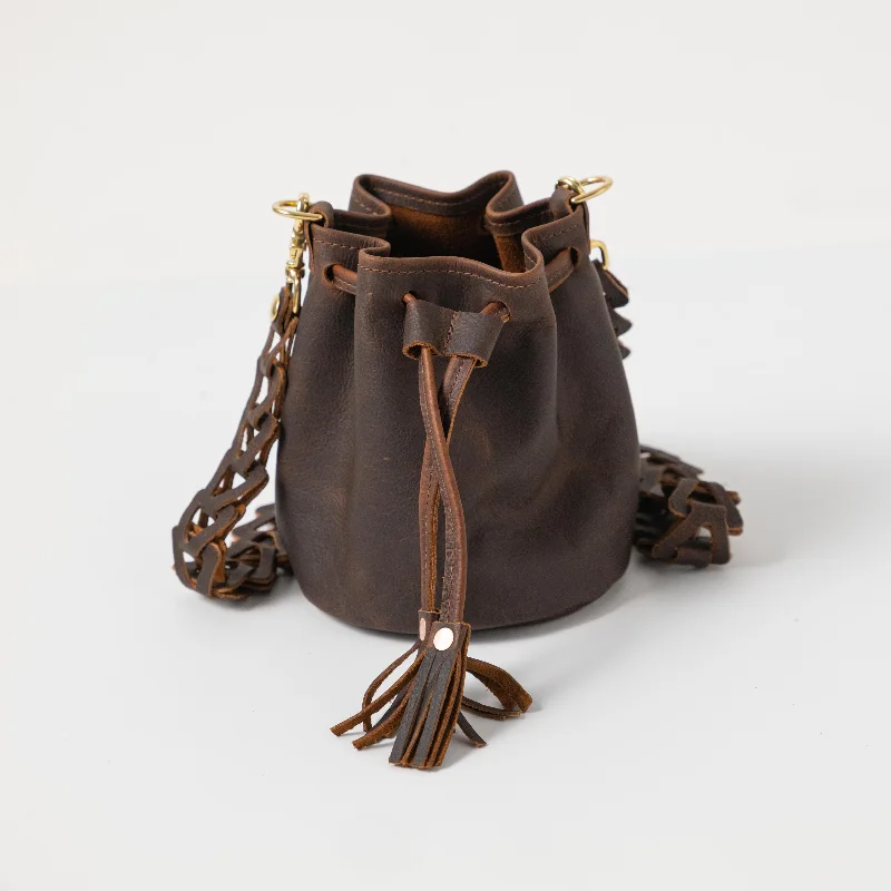 Brown Kodiak Mini Bucket Bag Premium Handbags At Budget-Friendly Prices