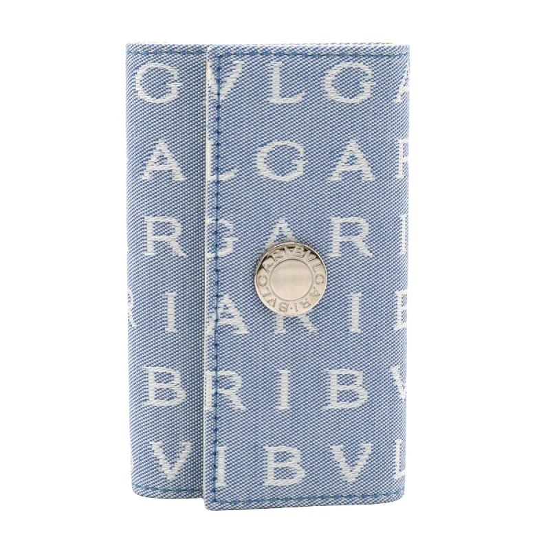Bulgari Logo Mania  Canvas Wallet  (Pre-Owned) Don't Miss Out – Handbag Discounts