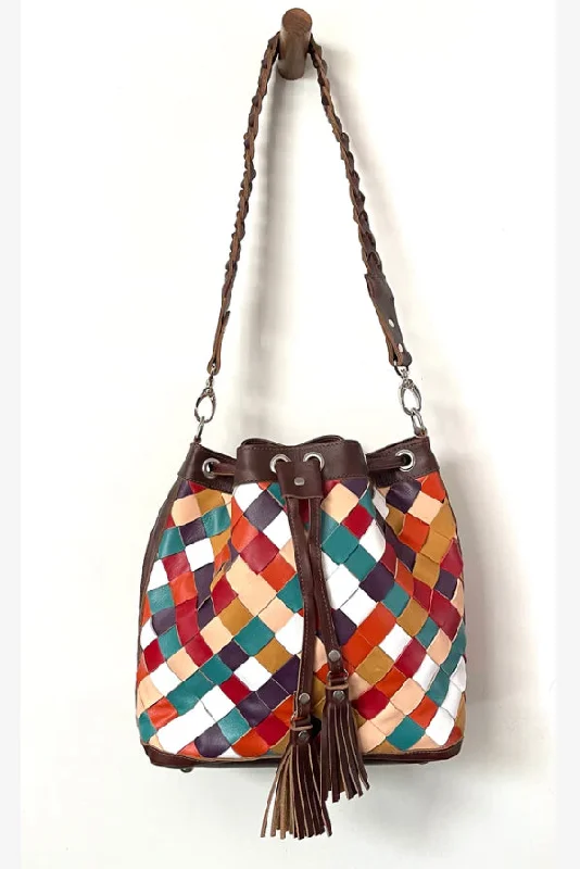 “Candy Land” leather Bucket Bag 90-super clearance Designer-Inspired Bags At Reduced Prices