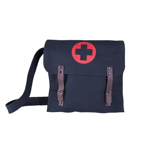 Canvas Medic Canvas Bag - Black - 12.5ƒ?? x 11ƒ?? x 3.5ƒ?? Trendy Purses At Exclusive Promotional Rates Canvas Medic Canvas Bag - Black - 12.5ƒ?? x 11ƒ?? x 3.5ƒ?? Trendy Purses At Exclusive Promotional Rates