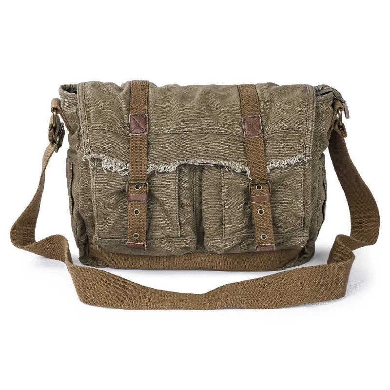 Canvas Frayed Style Messenger Bags #80808 Handbag Deals You'll Love