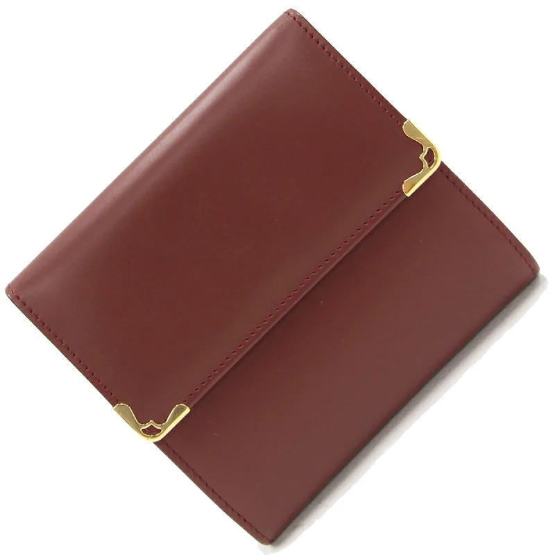 Cartier Must De Cartier  Pony-Style Calfskin Wallet  (Pre-Owned) Elegant Purses, Shop & Save