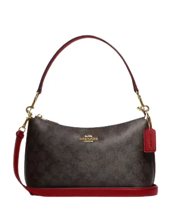 Chic Style, Always In Vogue Coach Clara Shoulder Bag In Signature Canvas Best Handbag Sale Of The Season Chic Style, Always In Vogue Coach Clara Shoulder Bag In Signature Canvas Best Handbag Sale Of The Season