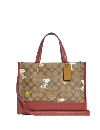 Hot Trends Coach Coach X Peanuts Dempsey Carryall In Signature Canvas With Snoopy Woodstock Print Fashionable Bags At Must-Have Prices Hot Trends Coach Coach X Peanuts Dempsey Carryall In Signature Canvas With Snoopy Woodstock Print Fashionable Bags At Must-Have Prices