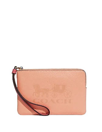 Coach Corner Zip Wristlet In Colorblock With Horse And Carriage Trendy Totes, Shop & Save Coach Corner Zip Wristlet In Colorblock With Horse And Carriage Trendy Totes, Shop & Save