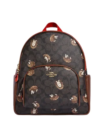 Spring Offer Coach Court Backpack In Signature Canvas With Hedgehog Print Your Perfect Bag At The Perfect Price Spring Offer Coach Court Backpack In Signature Canvas With Hedgehog Print Your Perfect Bag At The Perfect Price