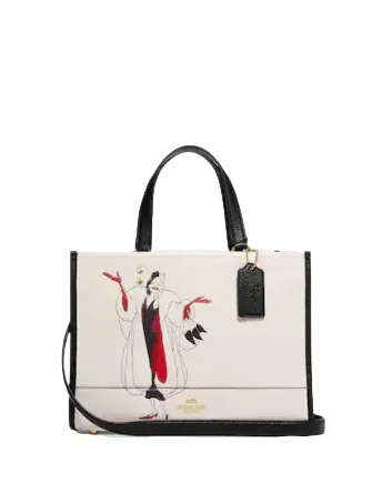 Holiday Gift Bags For Christmas Coach Disney X Coach Dempsey Carryall With Cruella Motif Seasonal Sale On Trendy Handbags