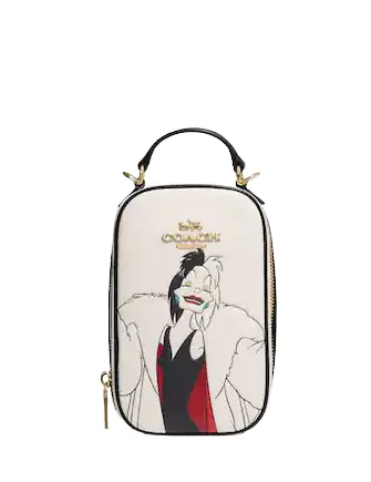 Sophisticated Street Style Offers Coach Disney X Coach Eva Phone Crossbody With Cruella Motif The Handbag Sale You've Been Waiting For