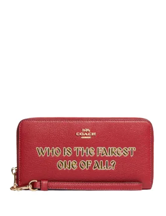 Coach Disney X Coach Long Zip Around Wallet With Signature Canvas Interior And Who Is The Fairest One Of All Motif Fashionable Handbags, Limited-Time Deals Coach Disney X Coach Long Zip Around Wallet With Signature Canvas Interior And Who Is The Fairest One Of All Motif Fashionable Handbags, Limited-Time Deals