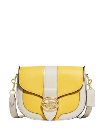 Stylish Bags For Fashion Influencers And Bloggers Coach Georgie Saddle Bag In Colorblock Fashionable Crossbody Bags At Special Offers Stylish Bags For Fashion Influencers And Bloggers Coach Georgie Saddle Bag In Colorblock Fashionable Crossbody Bags At Special Offers