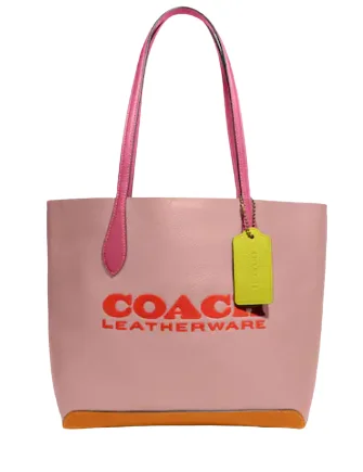 Huge Markdowns Coach Kia Tote In Colorblock Fashionable Handbags At Must-Have Prices Huge Markdowns Coach Kia Tote In Colorblock Fashionable Handbags At Must-Have Prices