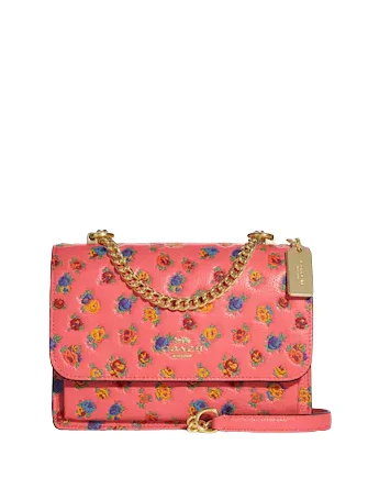 Minimalist Leather Bag For Modern Aesthetics Coach Klare Crossbody With Mini Vintage Rose Print Trendy Purses With Limited-Time Offers Minimalist Leather Bag For Modern Aesthetics Coach Klare Crossbody With Mini Vintage Rose Print Trendy Purses With Limited-Time Offers