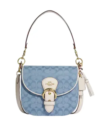Stylish Bag For Women Coach Kleo Shoulder Bag 23 In Signature Chambray Sleek Bags, Perfect Prices Stylish Bag For Women Coach Kleo Shoulder Bag 23 In Signature Chambray Sleek Bags, Perfect Prices
