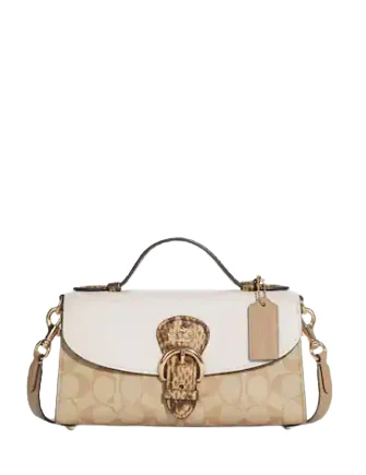 Sporty Bags For Active And Athletic Lifestyles Coach Kleo Top Handle In Blocked Signature Canvas Chic And Affordable Bags – Grab Yours Today Sporty Bags For Active And Athletic Lifestyles Coach Kleo Top Handle In Blocked Signature Canvas Chic And Affordable Bags – Grab Yours Today