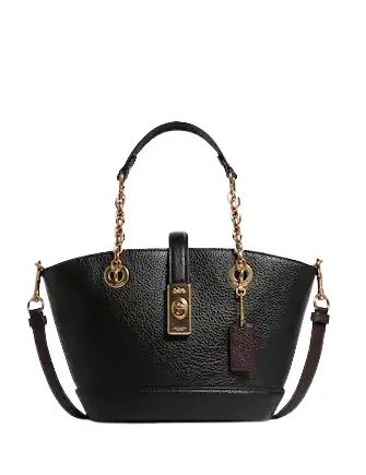 Shop Sales Coach Lane Bucket Bag With Snake Accent Flash Sale On Handbags