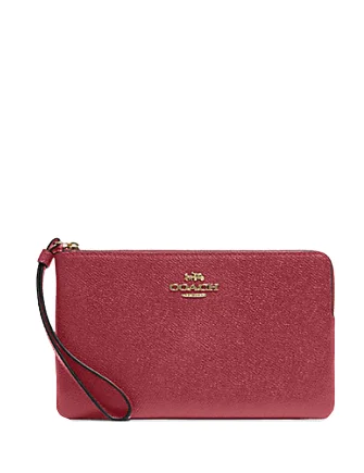 Coach Large Corner Zip Wristlet Best Deals On Premium And Casual Bags – Act Fast
