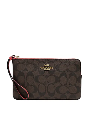 Coach Large Corner Zip Wristlet In Signature Canvas Grab Stylish Bags Before They Sell Out Coach Large Corner Zip Wristlet In Signature Canvas Grab Stylish Bags Before They Sell Out