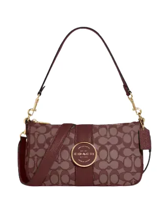 The Latest Trends Coach Lonnie Baguette In Signature Jacquard Sleek And Stylish Handbags At Lower Prices The Latest Trends Coach Lonnie Baguette In Signature Jacquard Sleek And Stylish Handbags At Lower Prices