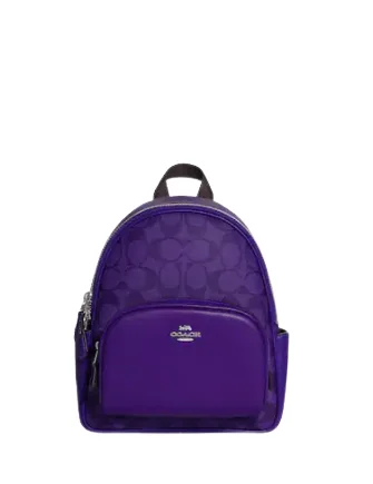 Seasonal Clearance Bags For Summer Coach Mini Court Backpack In Signature Canvas Designer Bags At Lower Prices Seasonal Clearance Bags For Summer Coach Mini Court Backpack In Signature Canvas Designer Bags At Lower Prices