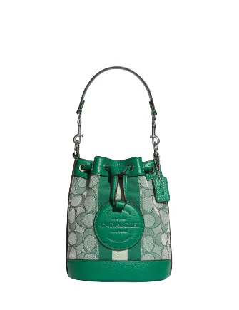 Spacious And Discounted Bags Coach Mini Dempsey Bucket Bag In Signature Jacquard With Stripe And Coach Patch The Best Handbag Sale Of The Season Spacious And Discounted Bags Coach Mini Dempsey Bucket Bag In Signature Jacquard With Stripe And Coach Patch The Best Handbag Sale Of The Season