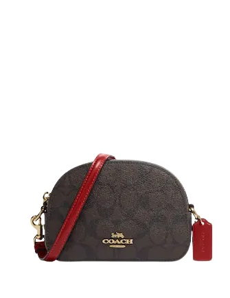 Stay Ahead In Style Coach Mini Serena Crossbody In Signature Canvas Statement Bags, Shop Today Stay Ahead In Style Coach Mini Serena Crossbody In Signature Canvas Statement Bags, Shop Today