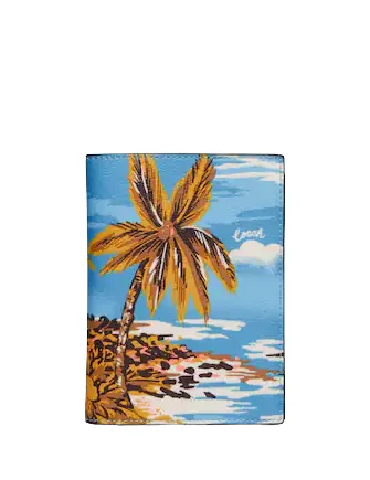 Coach Passport Case With Hawaiian Print The Ultimate Sale On Must-Have Handbags
