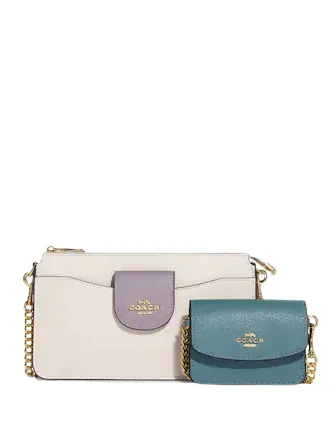 Coach Poppy Crossbody With Card Case In Colorblock Trendy And Timeless Handbags Now On Sale Coach Poppy Crossbody With Card Case In Colorblock Trendy And Timeless Handbags Now On Sale