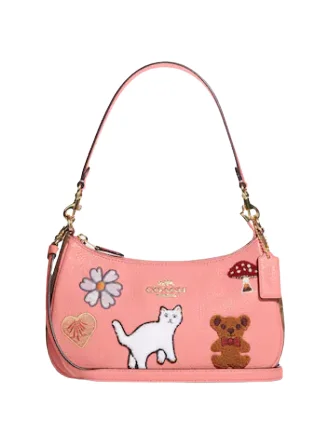 Discover Now Coach Teri Shoulder Bag With Creature Patches Limited-Stock Handbag Sale For A Stylish Look Discover Now Coach Teri Shoulder Bag With Creature Patches Limited-Stock Handbag Sale For A Stylish Look