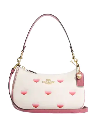 Elegant Fashion Offers Coach Teri Shoulder Bag With Stripe Heart Print Designer Bags At Exclusive Clearance Prices Elegant Fashion Offers Coach Teri Shoulder Bag With Stripe Heart Print Designer Bags At Exclusive Clearance Prices
