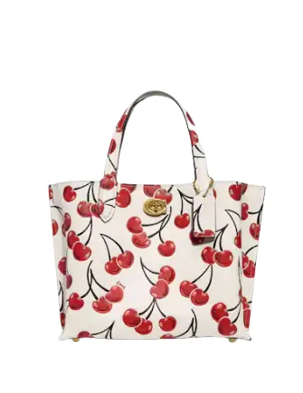 Inspired By You, Designed For You Coach Willow Tote 24 With Cherry Print Premium Handbags At Exclusive Prices Inspired By You, Designed For You Coach Willow Tote 24 With Cherry Print Premium Handbags At Exclusive Prices