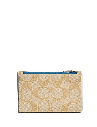 Coach Zip Card Case In Signature Canvas Limited-Stock Bag Clearance – Hurry