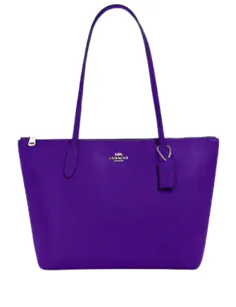 Chic Style, Always In Vogue Coach Zip Top Tote Everyday Elegance At Special Prices