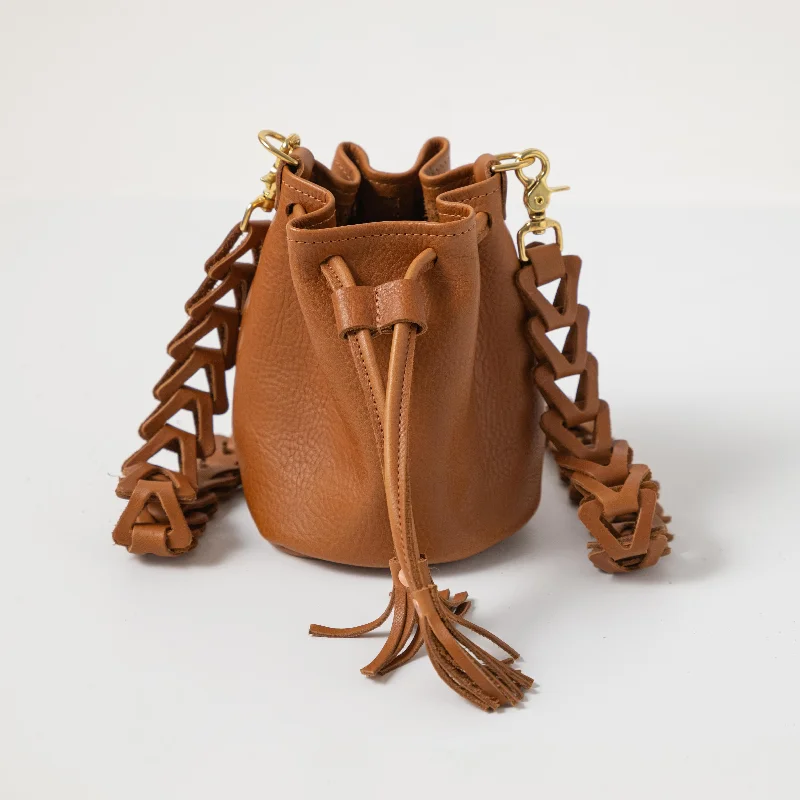 Cognac Cypress Mini Bucket Bag High-End Bags, Low-End Prices