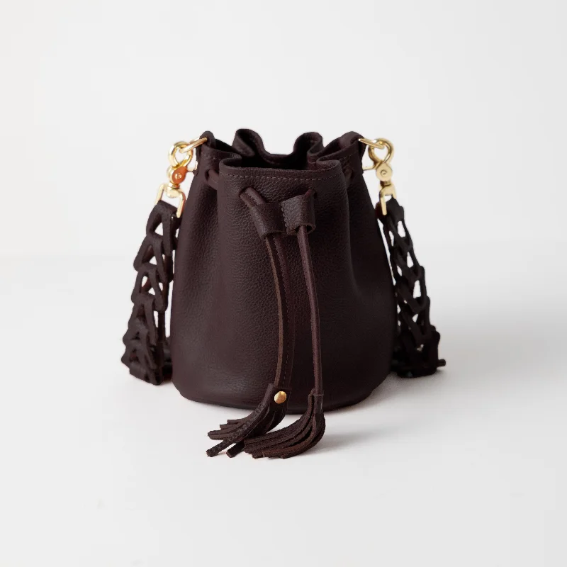 Dark Brown Bulldog Mini Bucket Bag Shop Timeless And Trendy Bags At Limited-Time Discounts