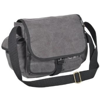 Everest Luggage Canvas Messenger Bag - Charcoal Grab Stylish Bags Before They Sell Out Everest Luggage Canvas Messenger Bag - Charcoal Grab Stylish Bags Before They Sell Out