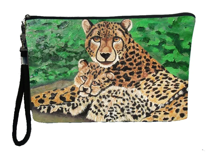 Cheetah Paw Pouch - Fleeting Ambassadors Trendy Backpacks, Huge Markdowns