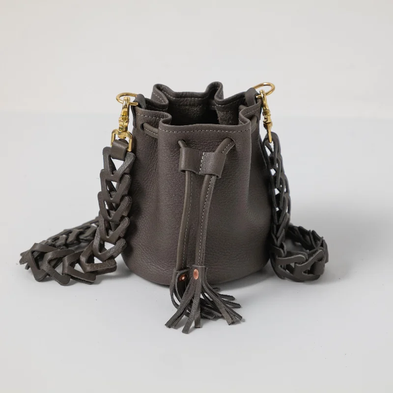 Grey Cypress Mini Bucket Bag Everyday Handbags At Wallet-Friendly Rates
