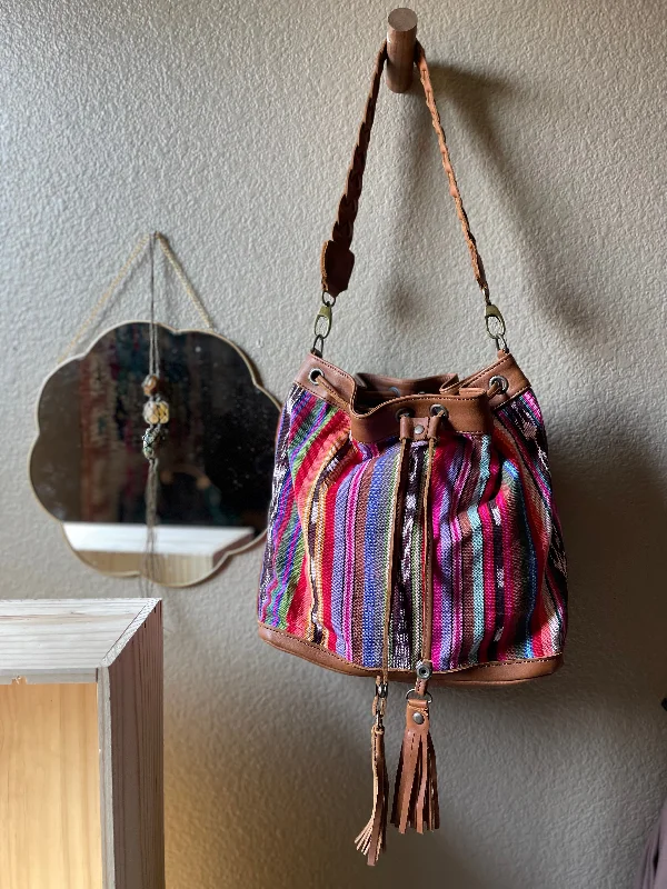 Ikat bucket bag Limited-Stock Handbag Sale For A Stylish Look