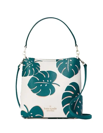 Seasonal Style Discounts Kate Spade New York Darcy Monstera Leave Printed Small Bucket Bag Trendy Totes, Shop & Save Seasonal Style Discounts Kate Spade New York Darcy Monstera Leave Printed Small Bucket Bag Trendy Totes, Shop & Save