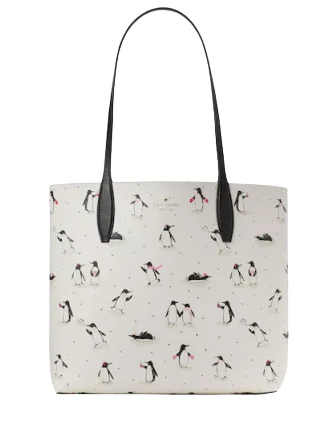 Vibrant Bags With Discounts Kate Spade New York Large Reversible Penguin Tote Stylish And Durable Handbags At Great Value Vibrant Bags With Discounts Kate Spade New York Large Reversible Penguin Tote Stylish And Durable Handbags At Great Value